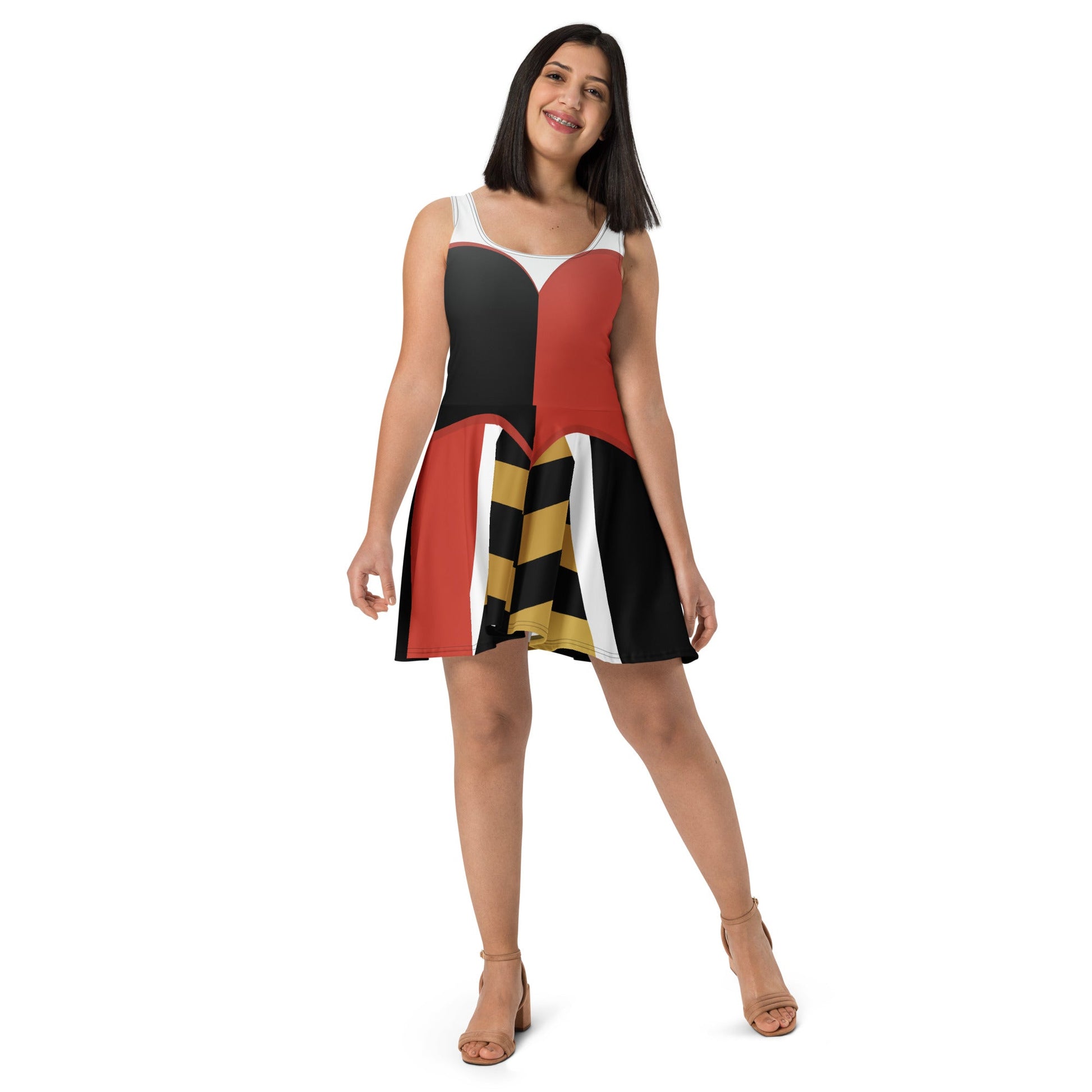 Heart Queen Skater Dress adult dressalice dressalice in wonderland#tag4##tag5##tag6#