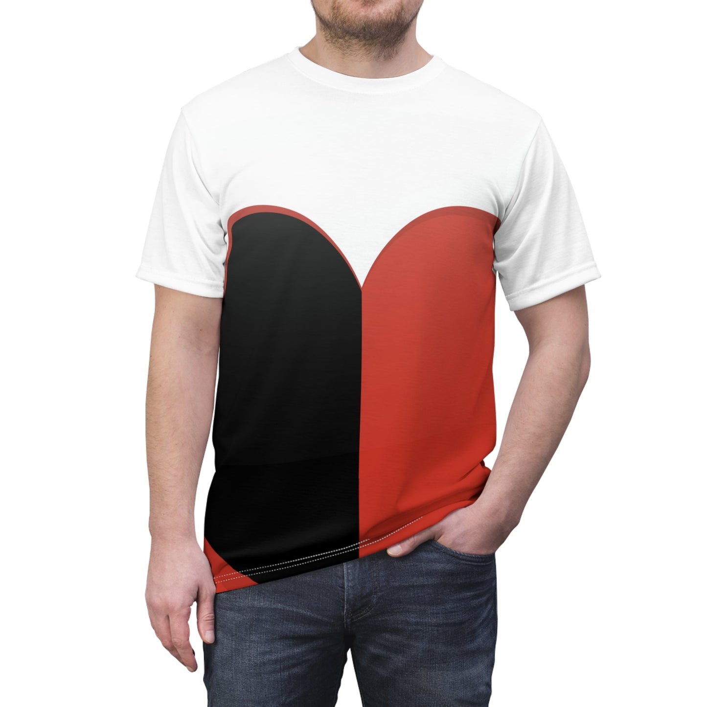 Heart Queen Unisex Tee alice in wonderlandalice styleAll Over Print#tag4##tag5##tag6#