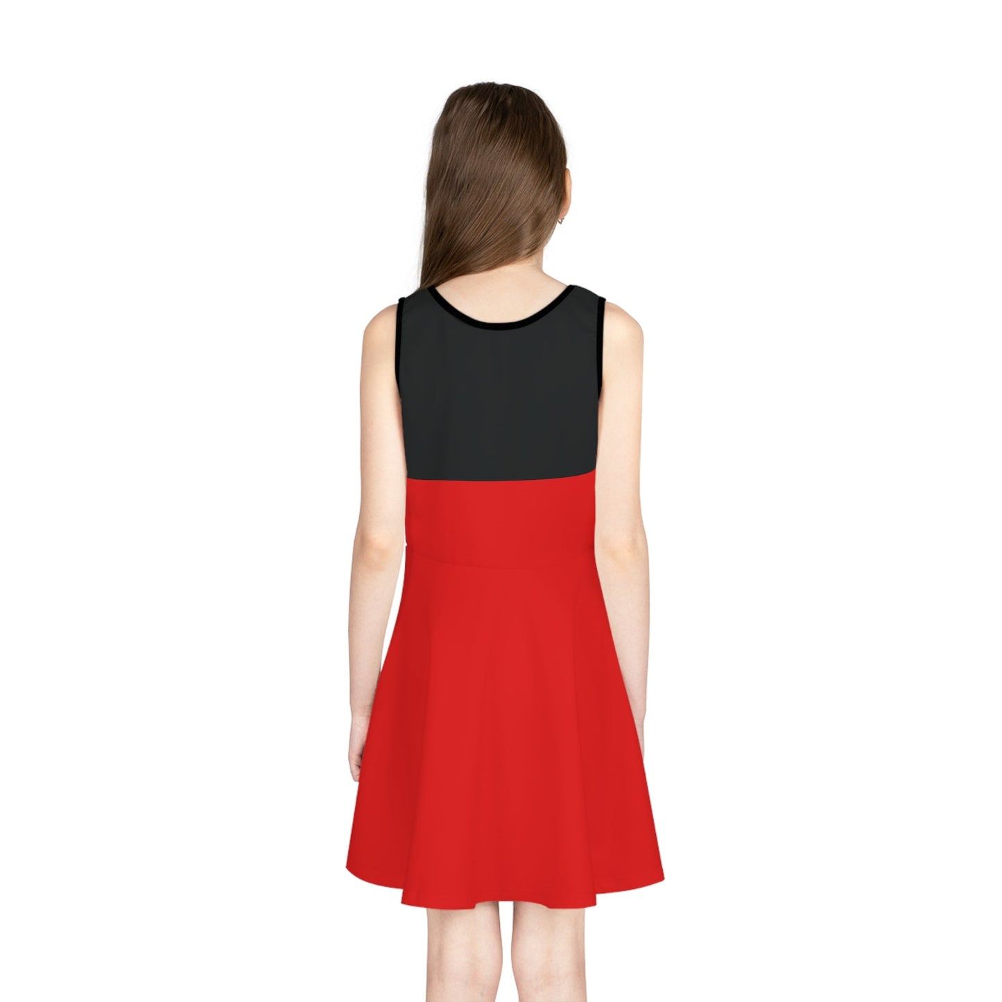 Hey Mick Girls' Sleeveless Sundress All Over PrintAOPkids dressWrong Lever Clothing