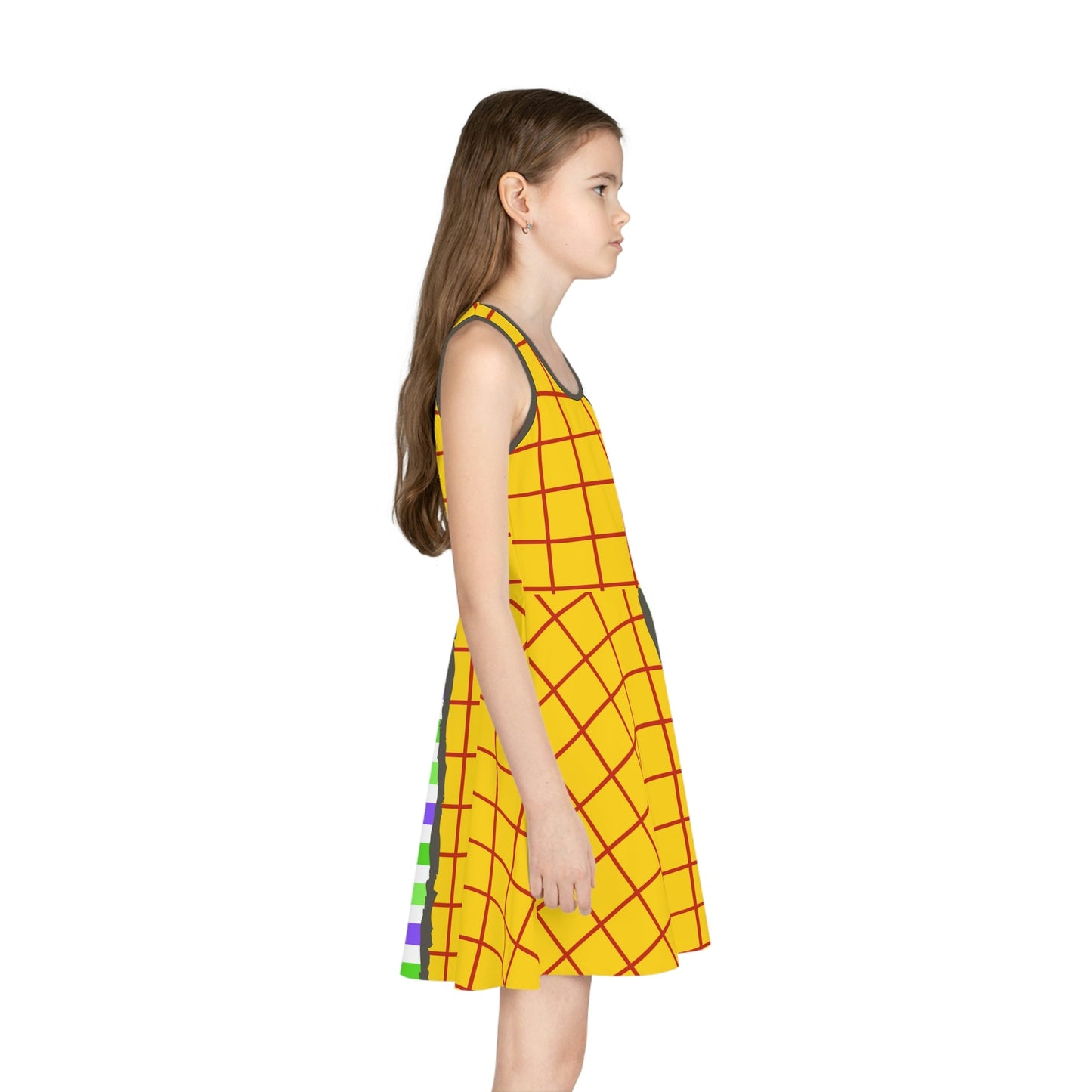 House Divided Girls' Sleeveless Sundress All Over Printandy's roomAOP#tag4##tag5##tag6#