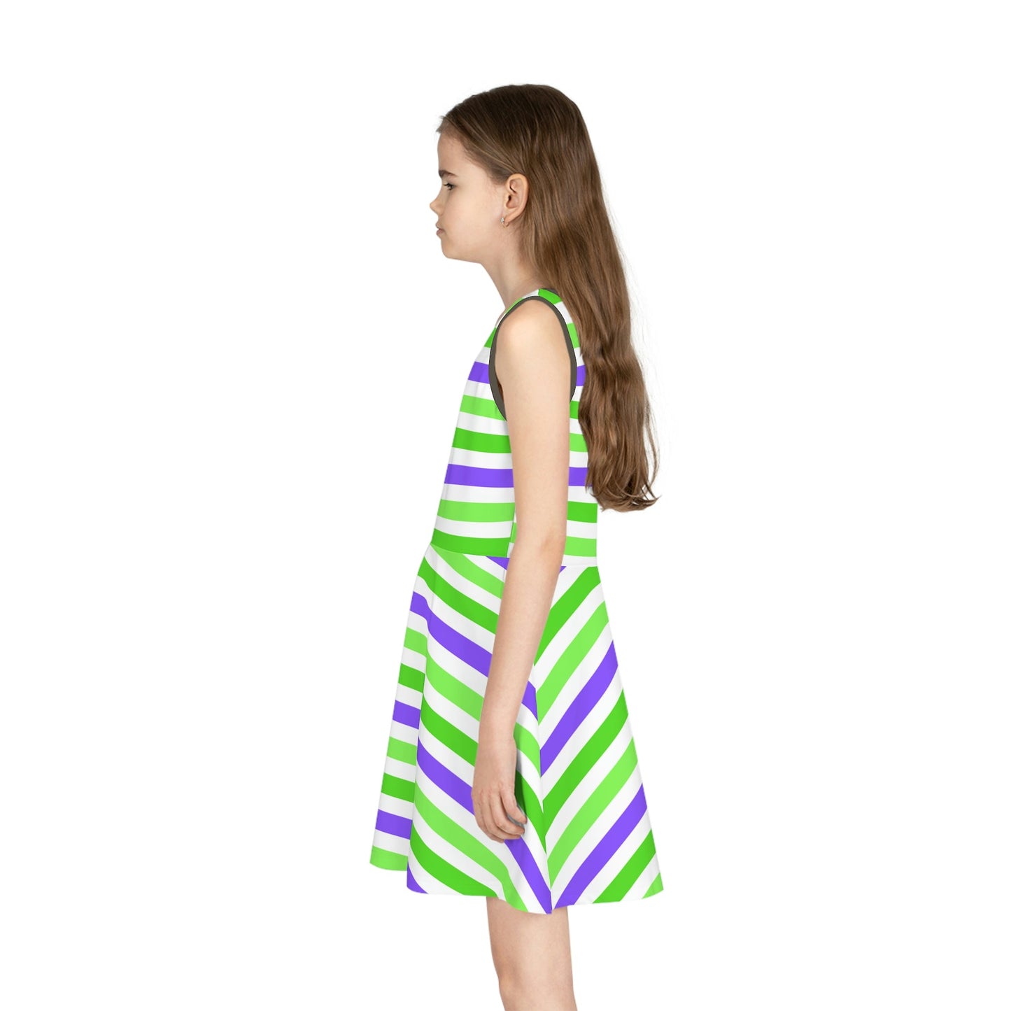 House Divided Girls' Sleeveless Sundress All Over Printandy's roomAOP#tag4##tag5##tag6#