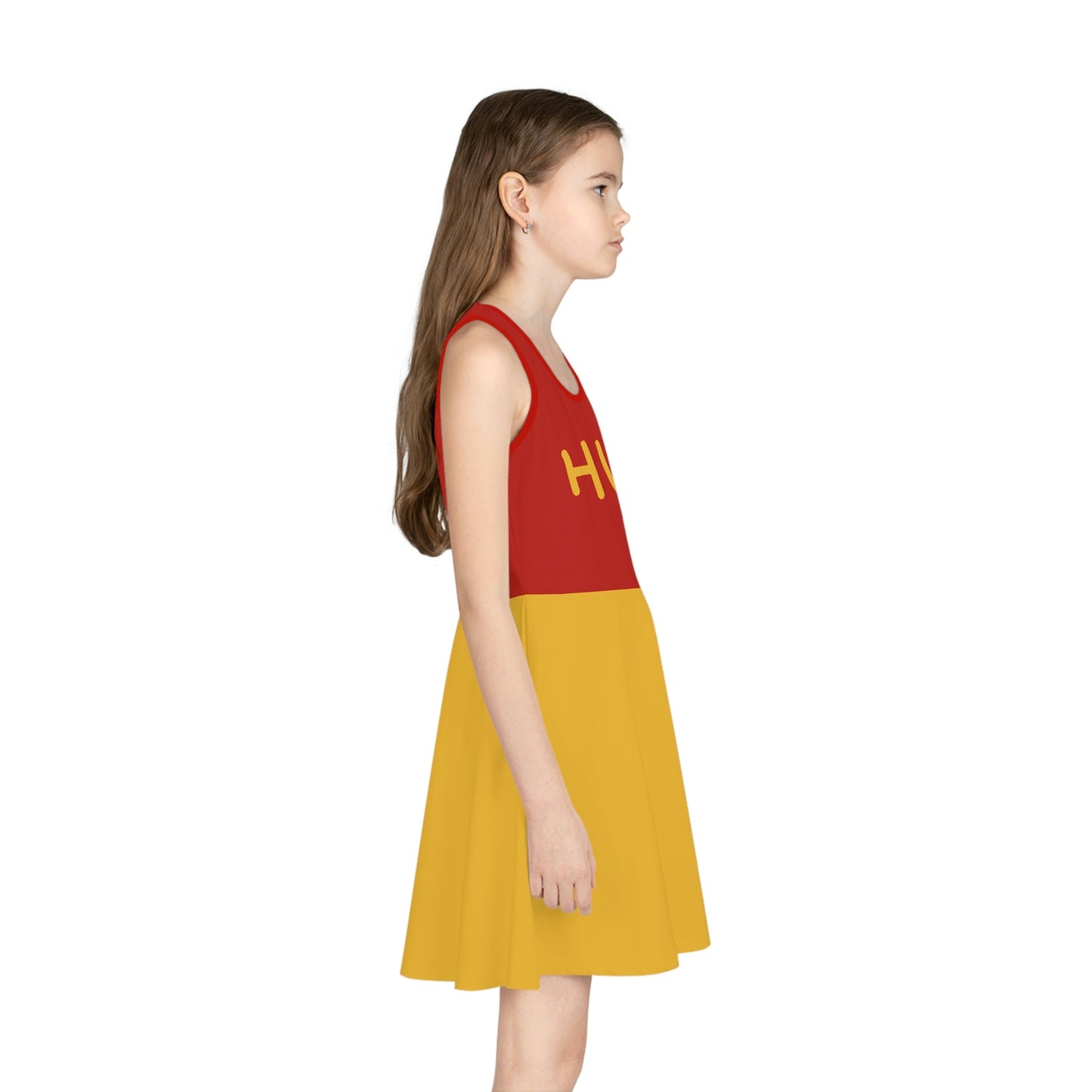 Hunny Bear Girls' Sleeveless Sundress (AOP) All Over PrintAOPAOP Clothing#tag4##tag5##tag6#