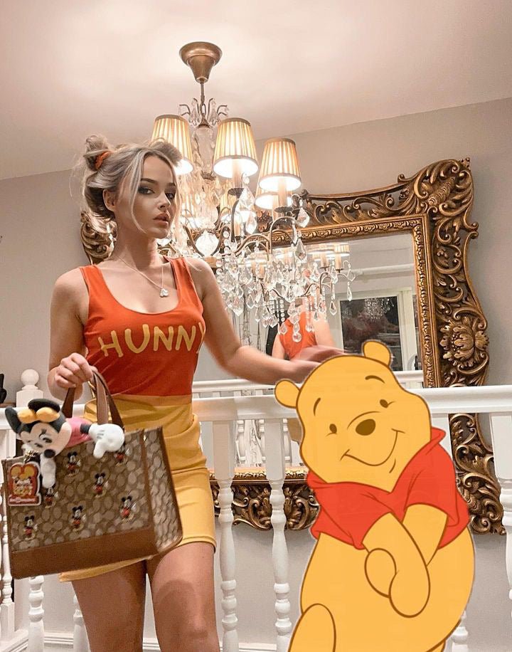 Hunny Tight Dress- Costume, Bounding, Cosplay christopher robin friendsdisney costumeSkater DressLittle Lady Shay Boutique