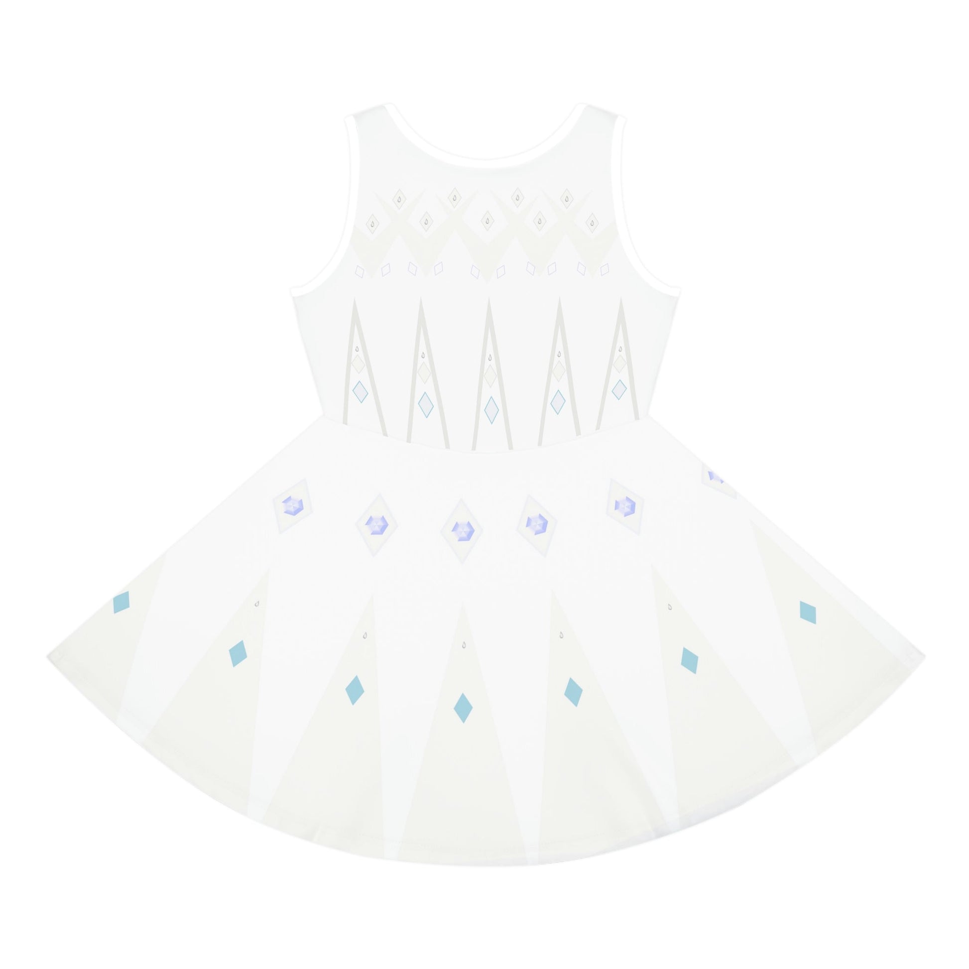 Ice Queen Girls' Sleeveless Sundress adult disney princessAll Over PrintAOP#tag4##tag5##tag6#