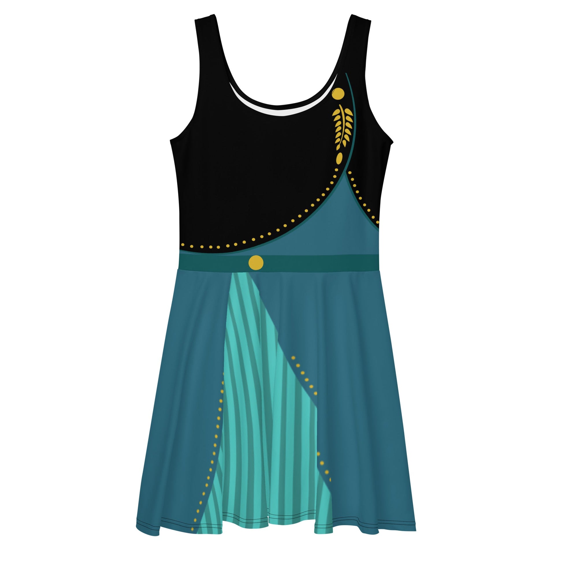 It's Good to be Queen Skater Dress anna and elsaarrendale dressdisney costume#tag4##tag5##tag6#