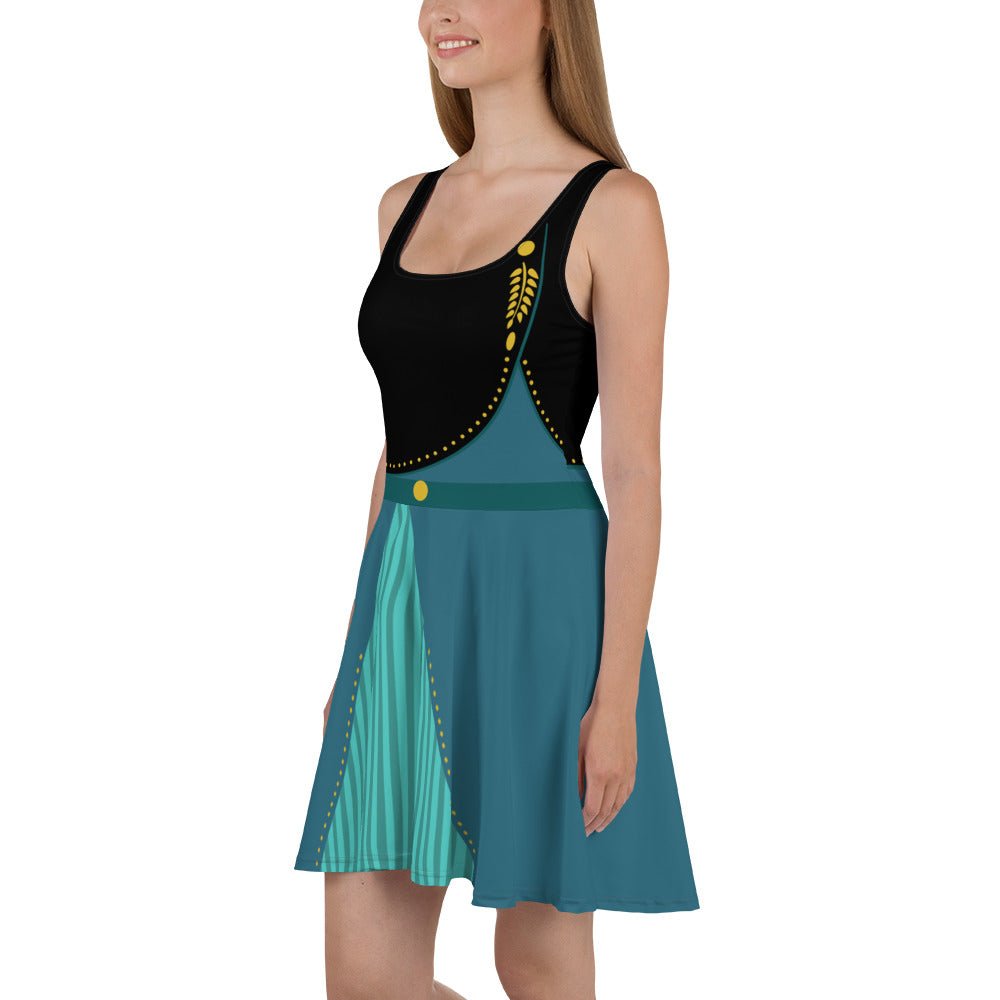 It's Good to be Queen Skater Dress anna and elsaarrendale dressdisney costume#tag4##tag5##tag6#