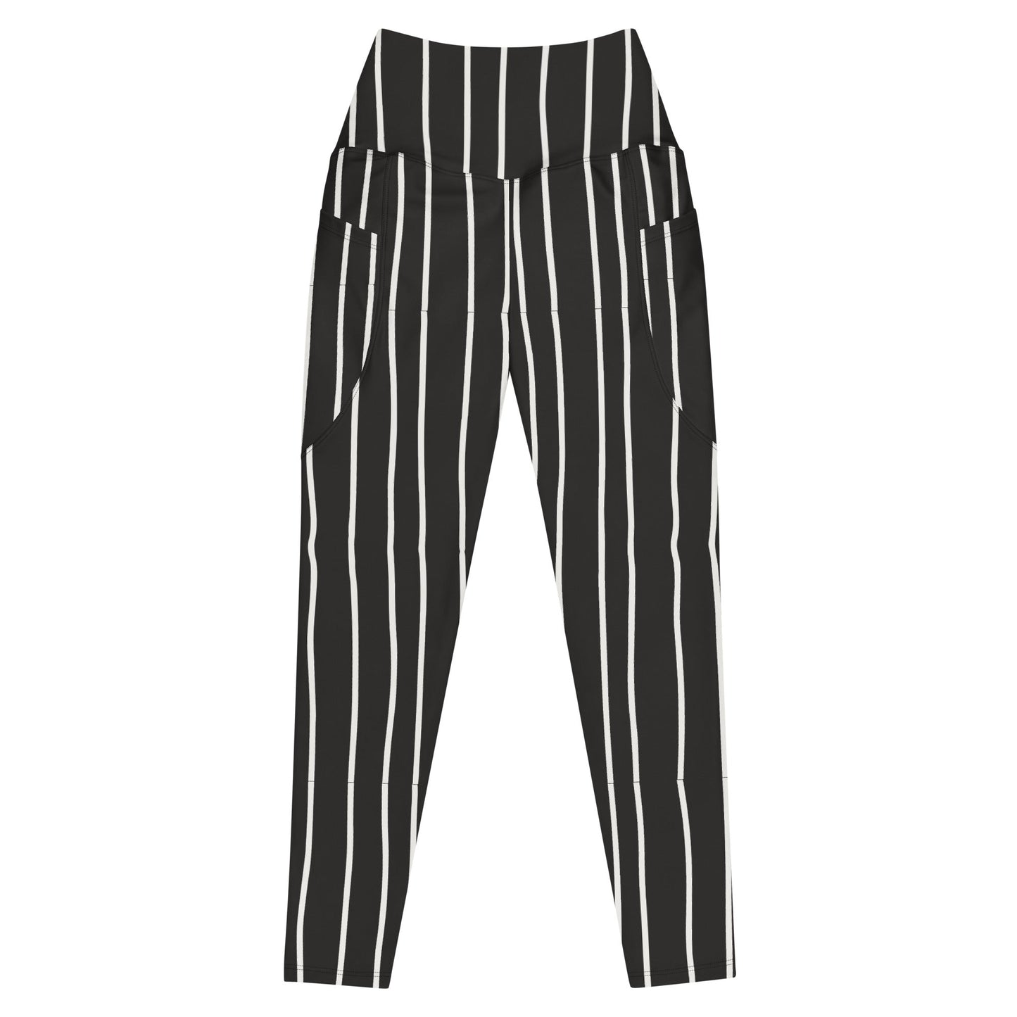 Jack Nightmare Inspired Leggings with pockets adult costumeadult jack skellington leggingsadult leggings#tag4##tag5##tag6#