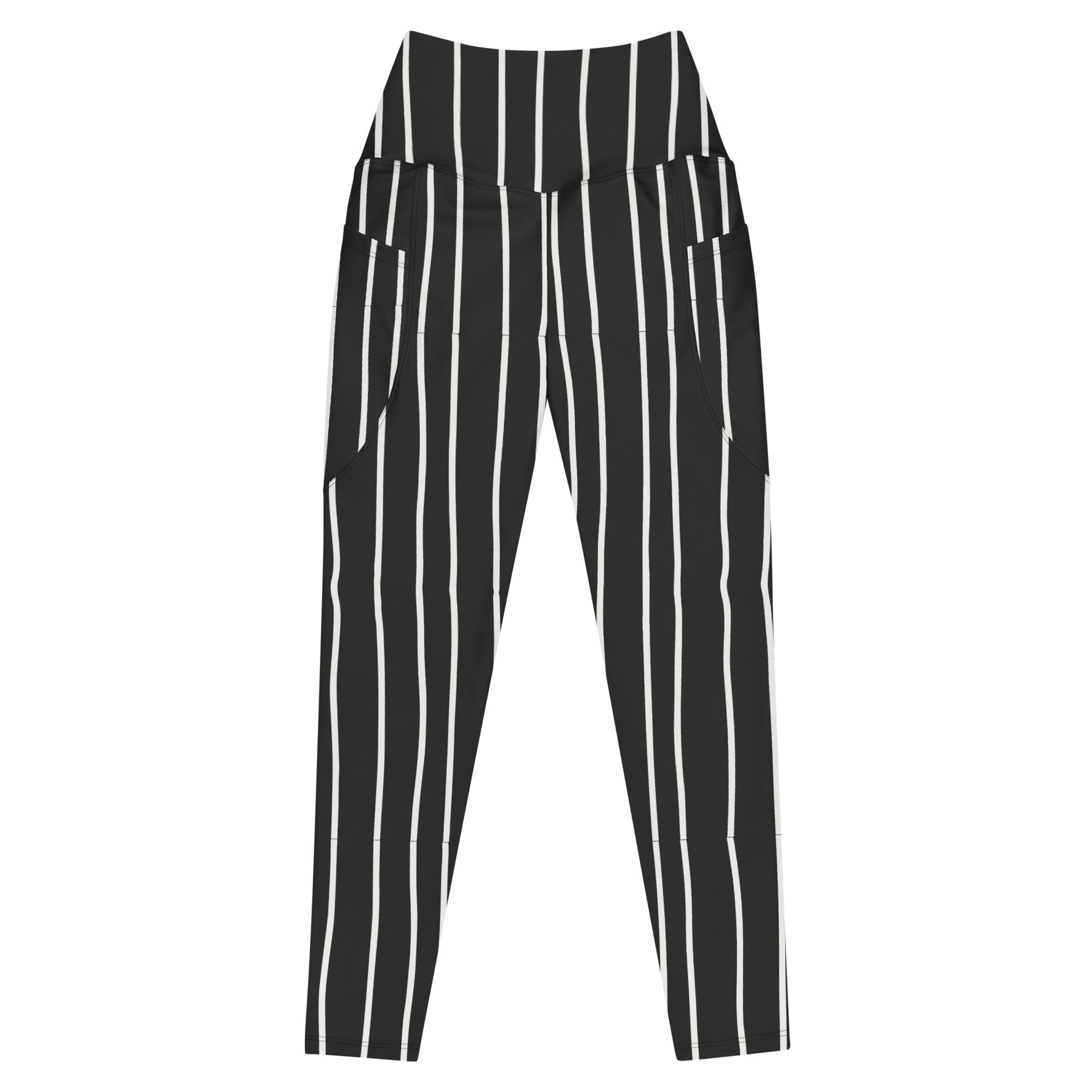 Jack Nightmare Inspired Leggings with pockets adult costumeadult jack skellington leggingsadult leggings#tag4##tag5##tag6#