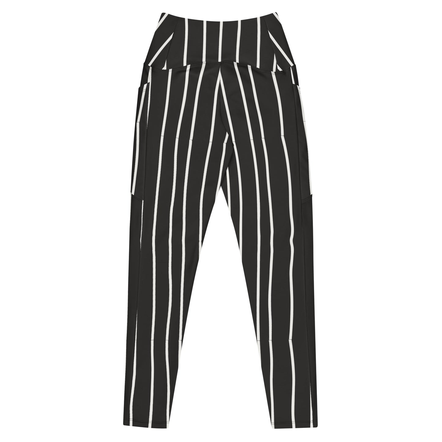Jack Nightmare Inspired Leggings with pockets adult costumeadult jack skellington leggingsadult leggings#tag4##tag5##tag6#