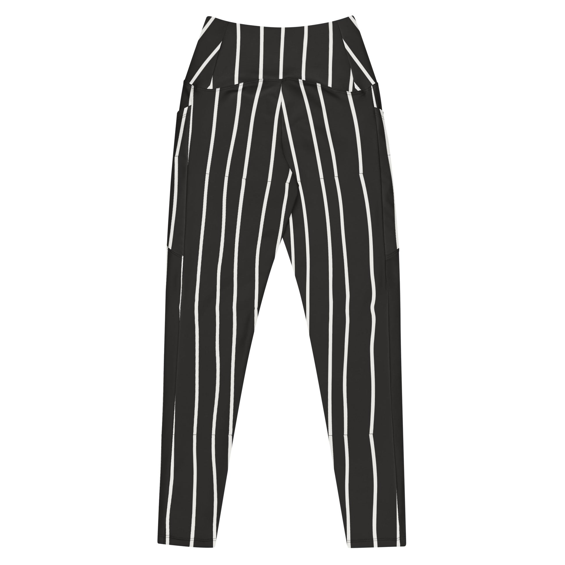 Jack Nightmare Inspired Leggings with pockets adult costumeadult jack skellington leggingsadult leggings#tag4##tag5##tag6#