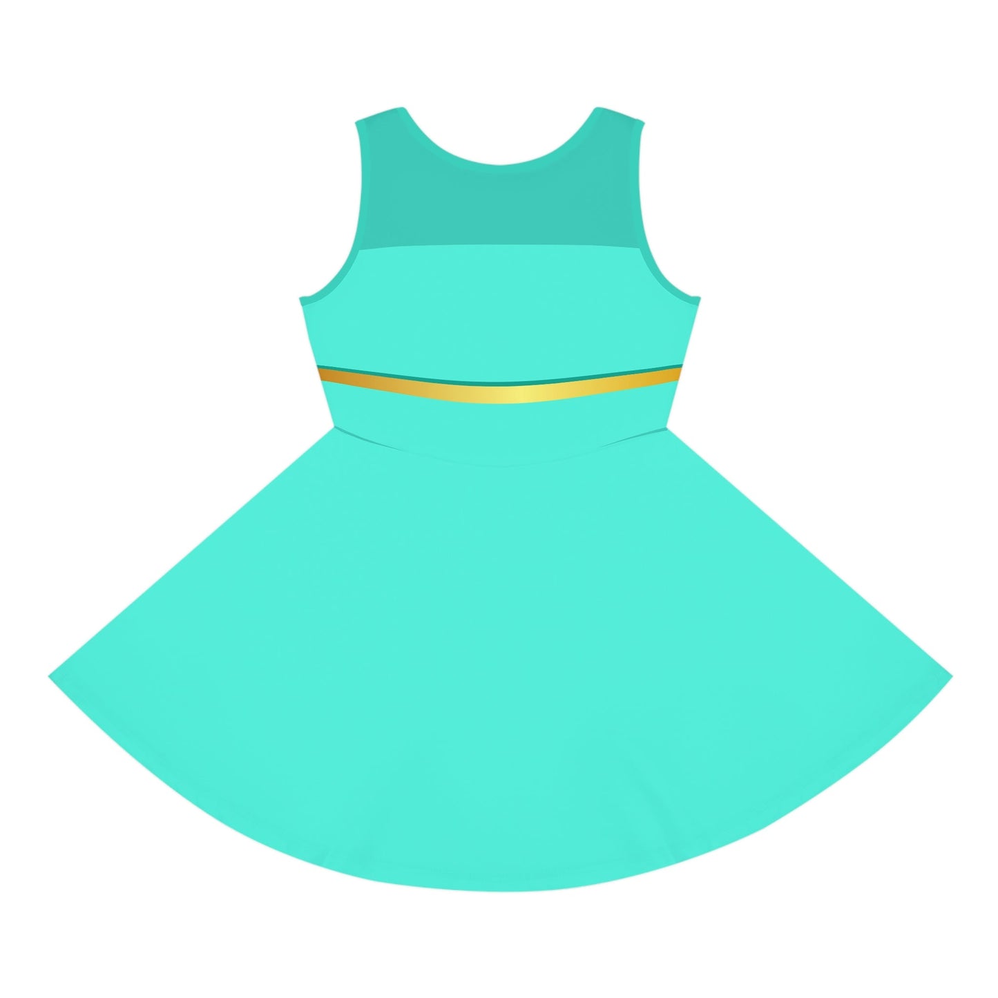 Jasmine Girls' Sleeveless Sundress aladin styleAll Over PrintAOP#tag4##tag5##tag6#