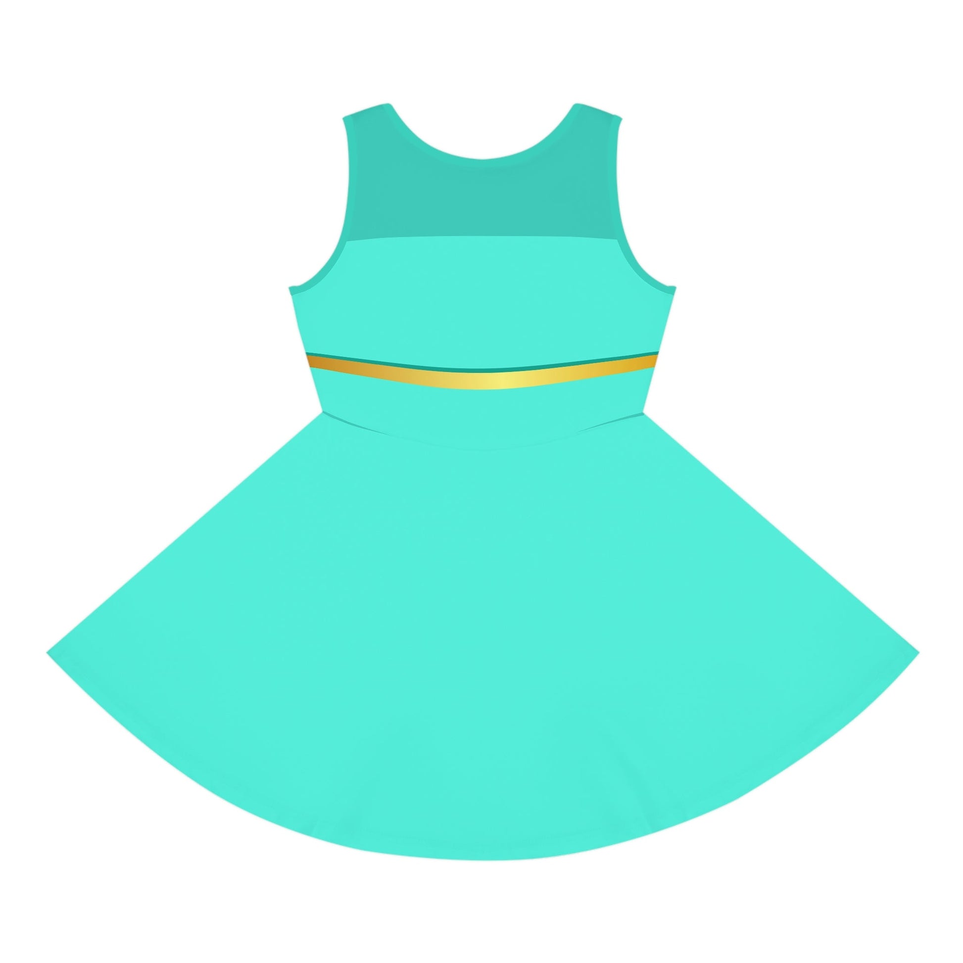Jasmine Girls' Sleeveless Sundress aladin styleAll Over PrintAOP#tag4##tag5##tag6#