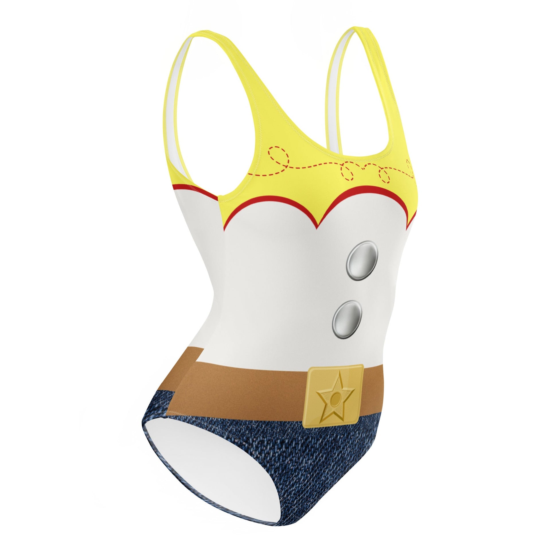 Jessie Cowgirl One-Piece Swimsuit adult swimwearcharacter swimSwim SuitWrong Lever Clothing