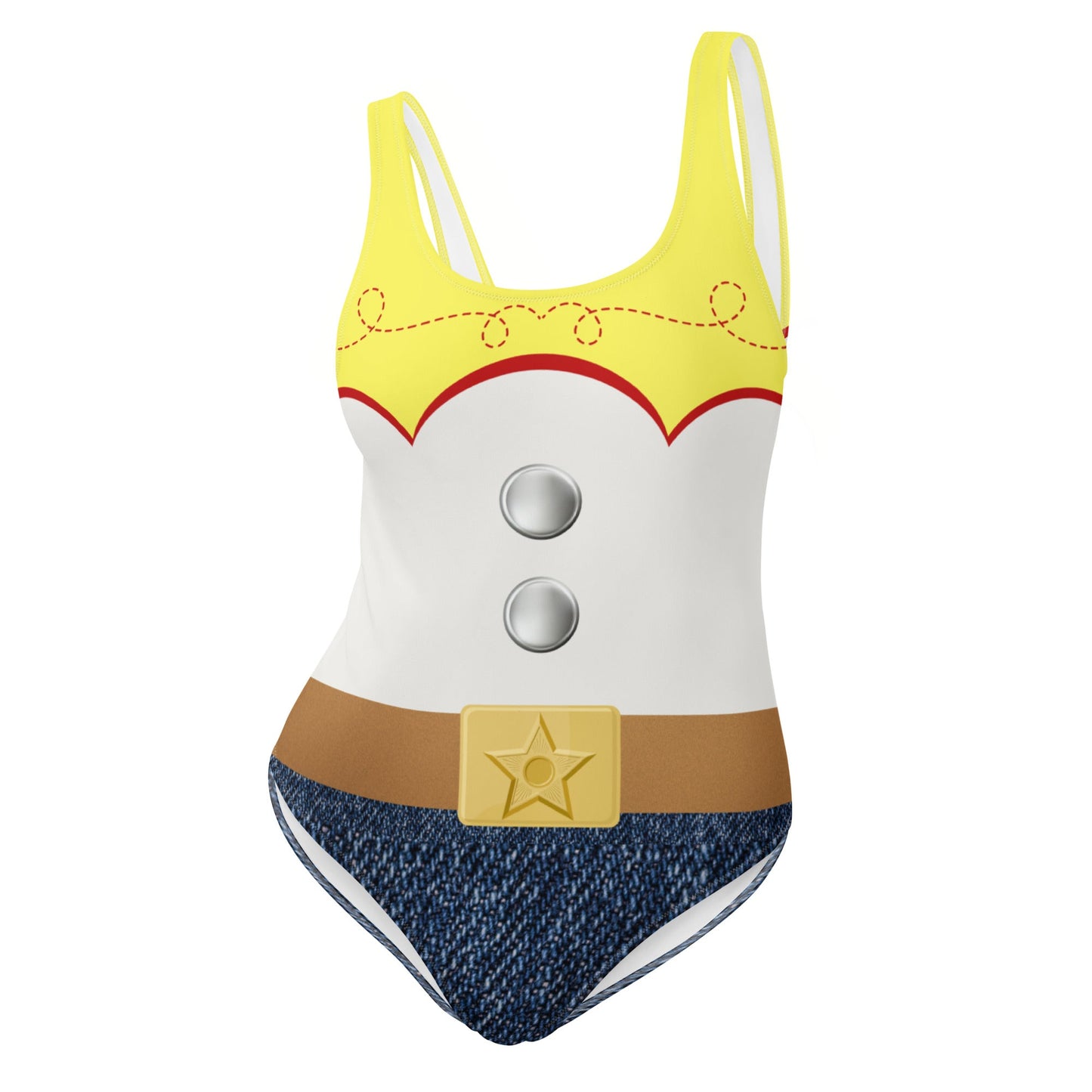 Jessie Cowgirl One-Piece Swimsuit adult swimwearcharacter swimSwim SuitWrong Lever Clothing