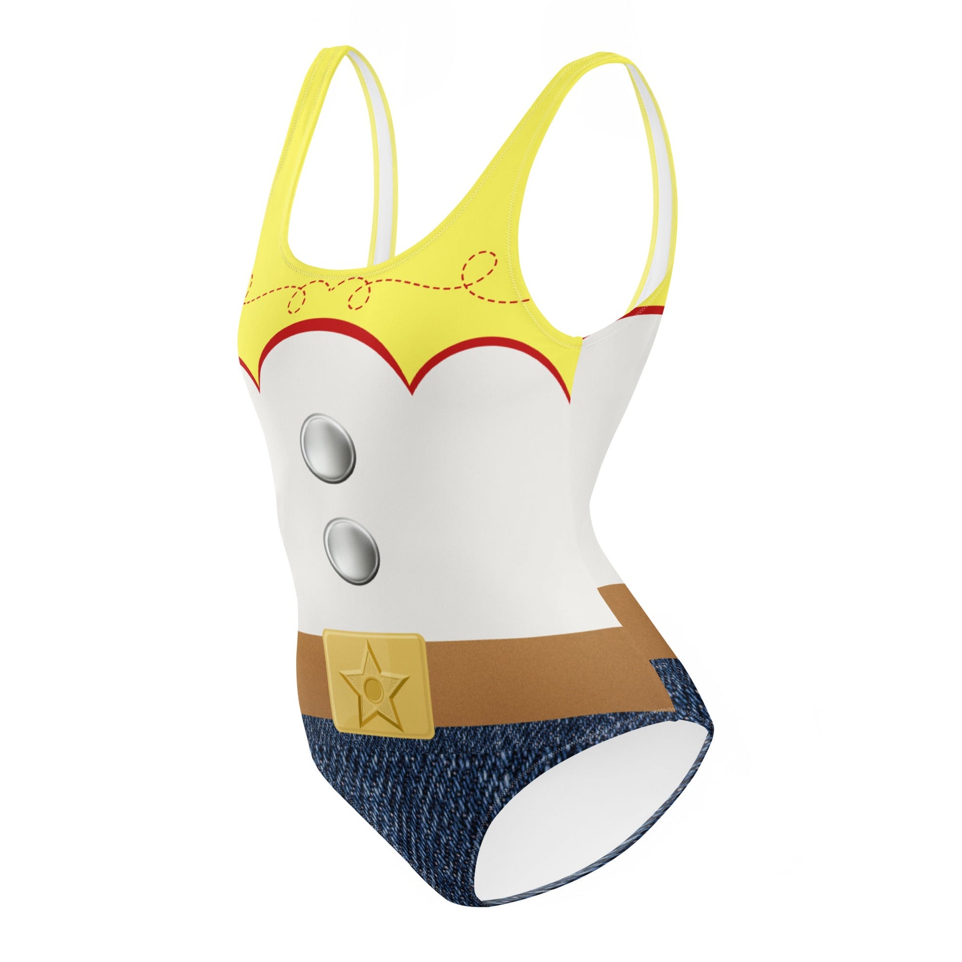 Jessie Cowgirl One-Piece Swimsuit adult swimwearcharacter swimSwim SuitWrong Lever Clothing