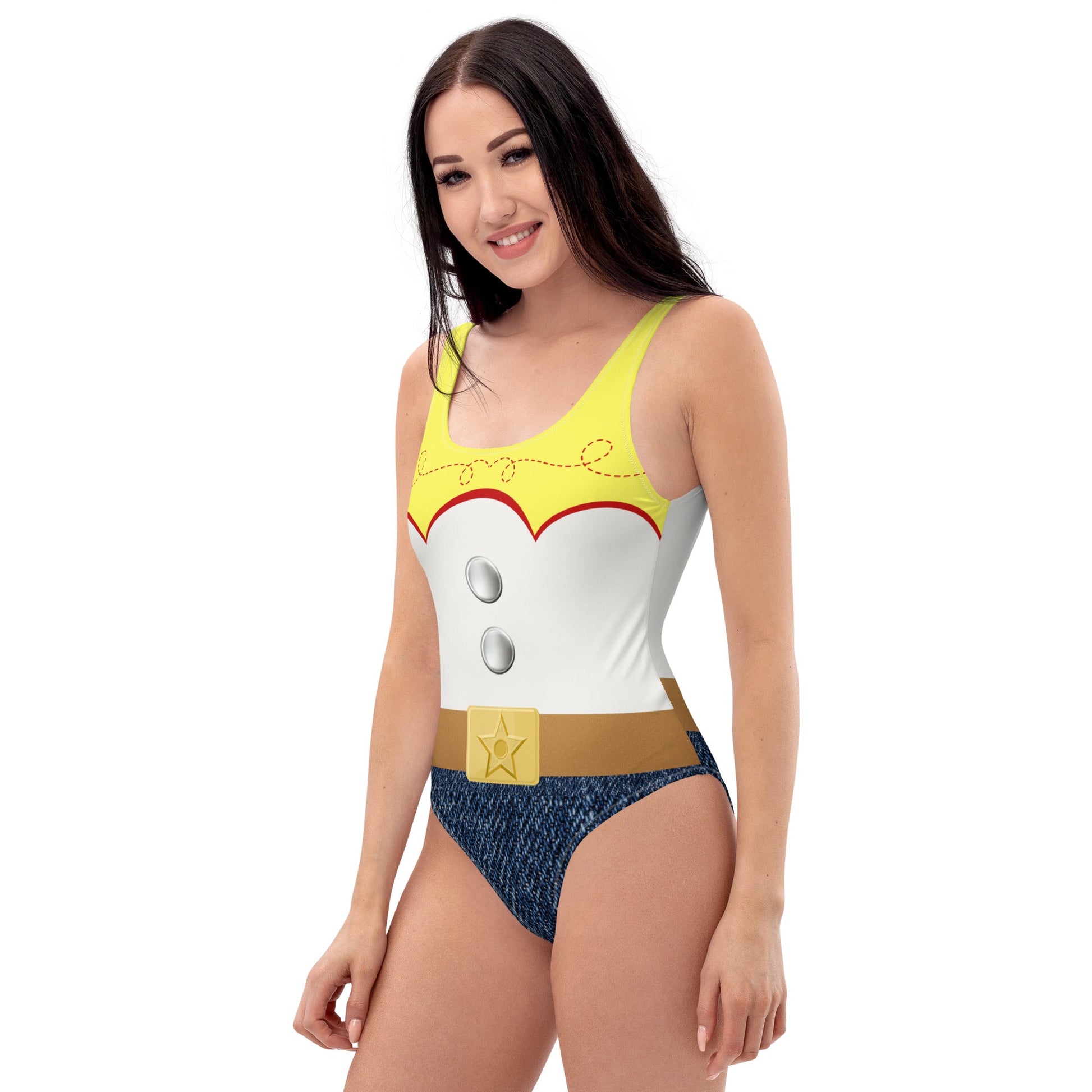 Jessie Cowgirl One-Piece Swimsuit adult swimwearcharacter swimSwim SuitWrong Lever Clothing