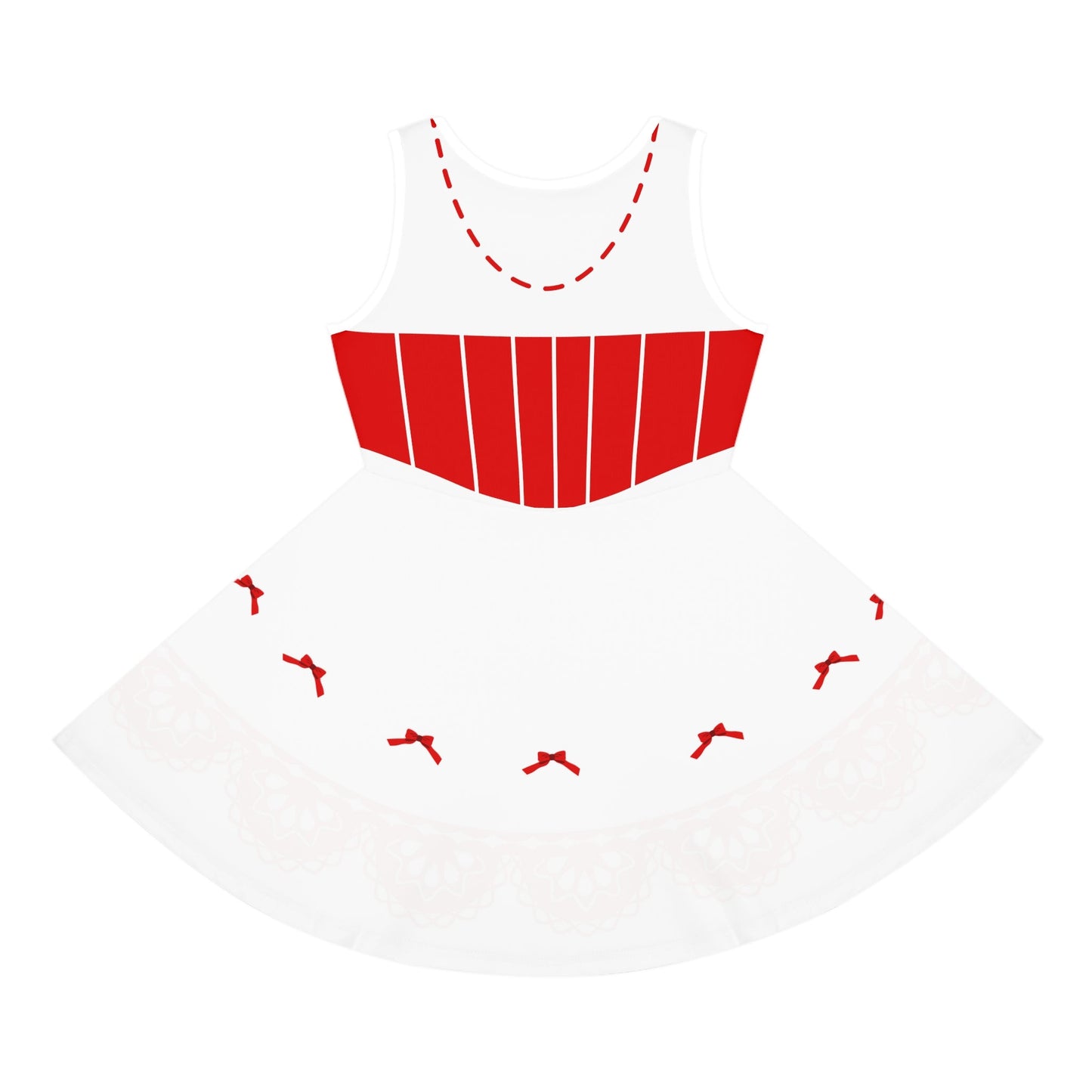 Jolly Holiday Girls' Sleeveless Sundress All Over PrintAOPAOP Clothing#tag4##tag5##tag6#