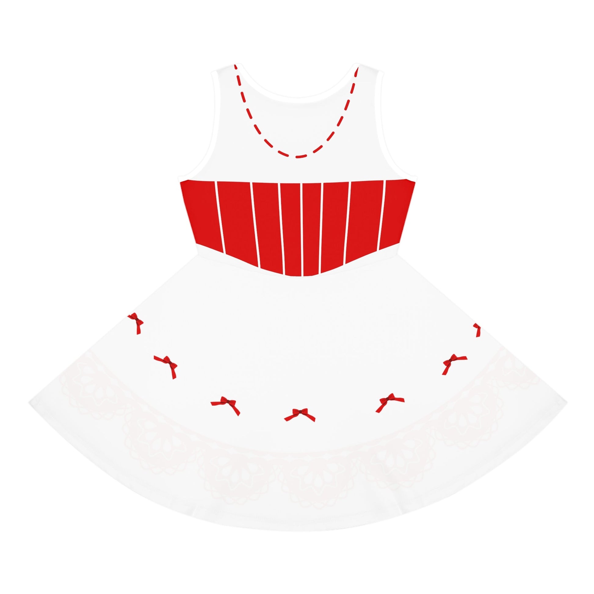 Jolly Holiday Girls' Sleeveless Sundress All Over PrintAOPAOP Clothing#tag4##tag5##tag6#
