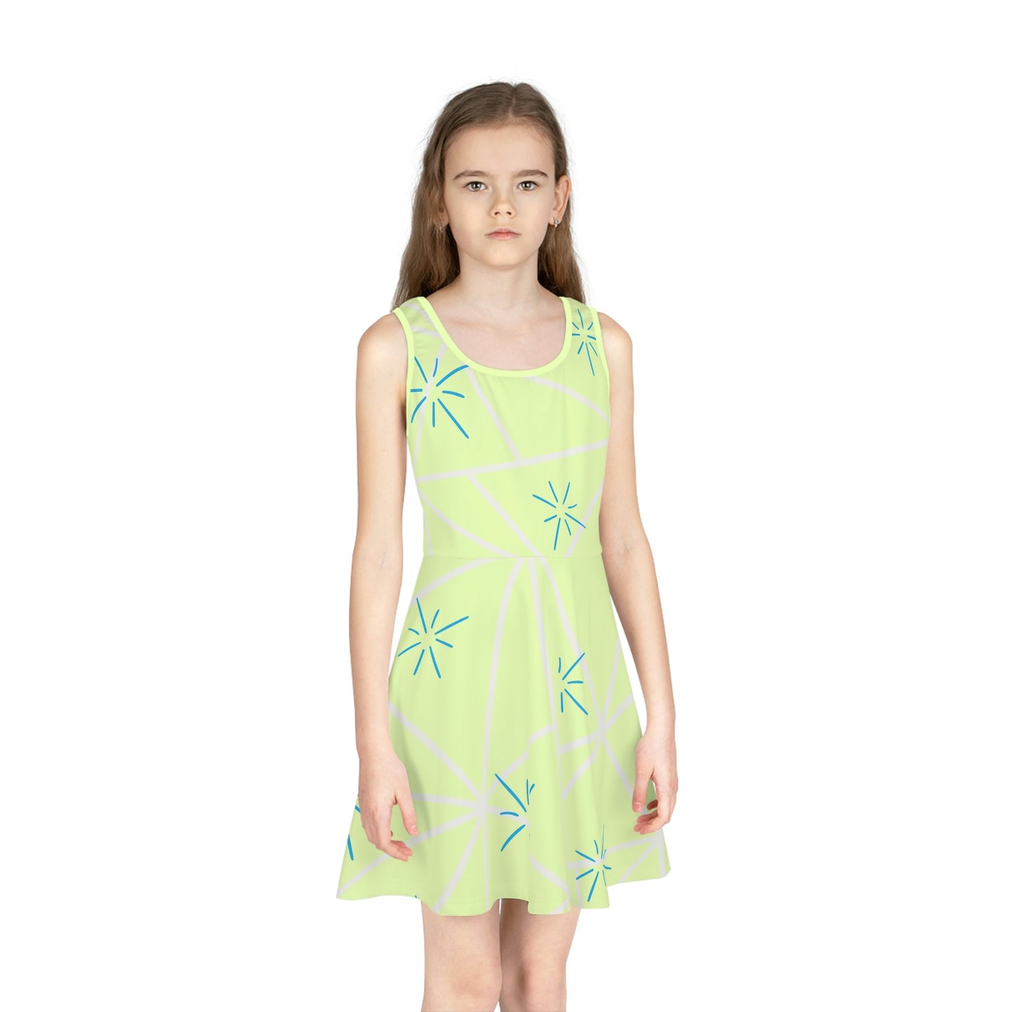 Joy Inspired Girls' Sleeveless Sundress All Over PrintAOPAOP Clothing#tag4##tag5##tag6#