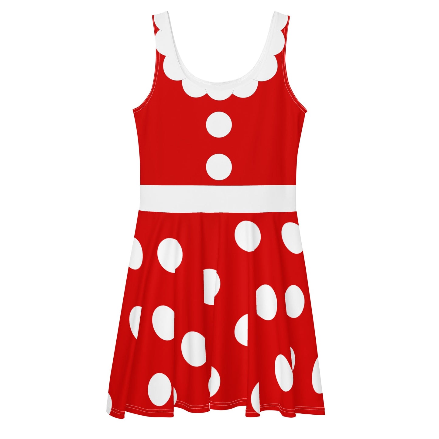 Lady Mouse Skater Dress cosplaydisney adultWrong Lever Clothing
