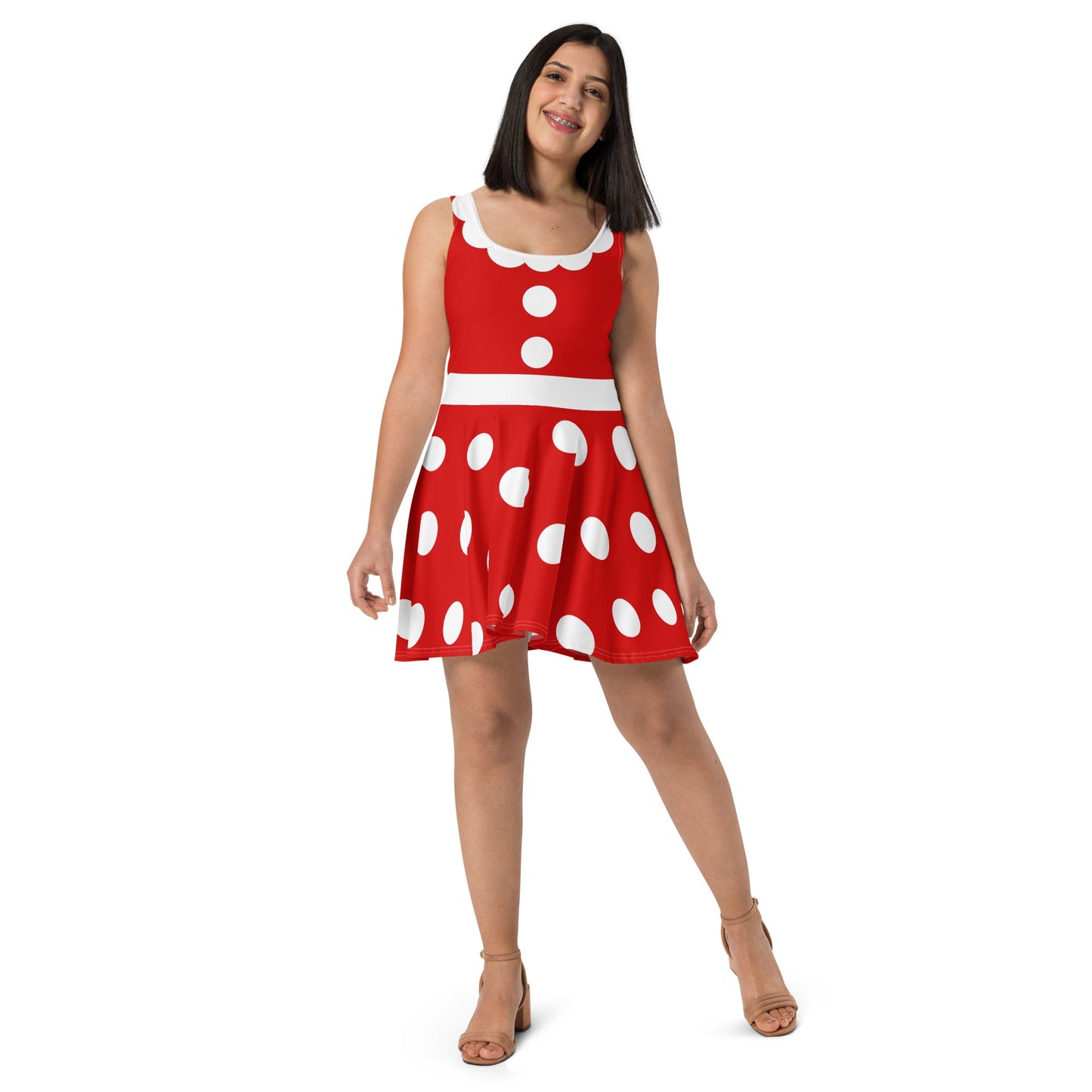 Lady Mouse Skater Dress cosplaydisney adultWrong Lever Clothing