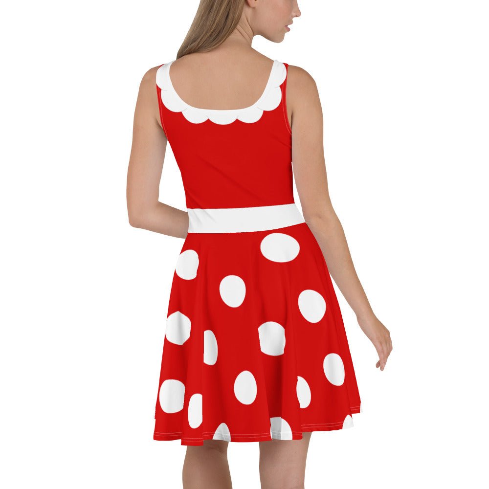 Lady Mouse Skater Dress cosplaydisney adultWrong Lever Clothing