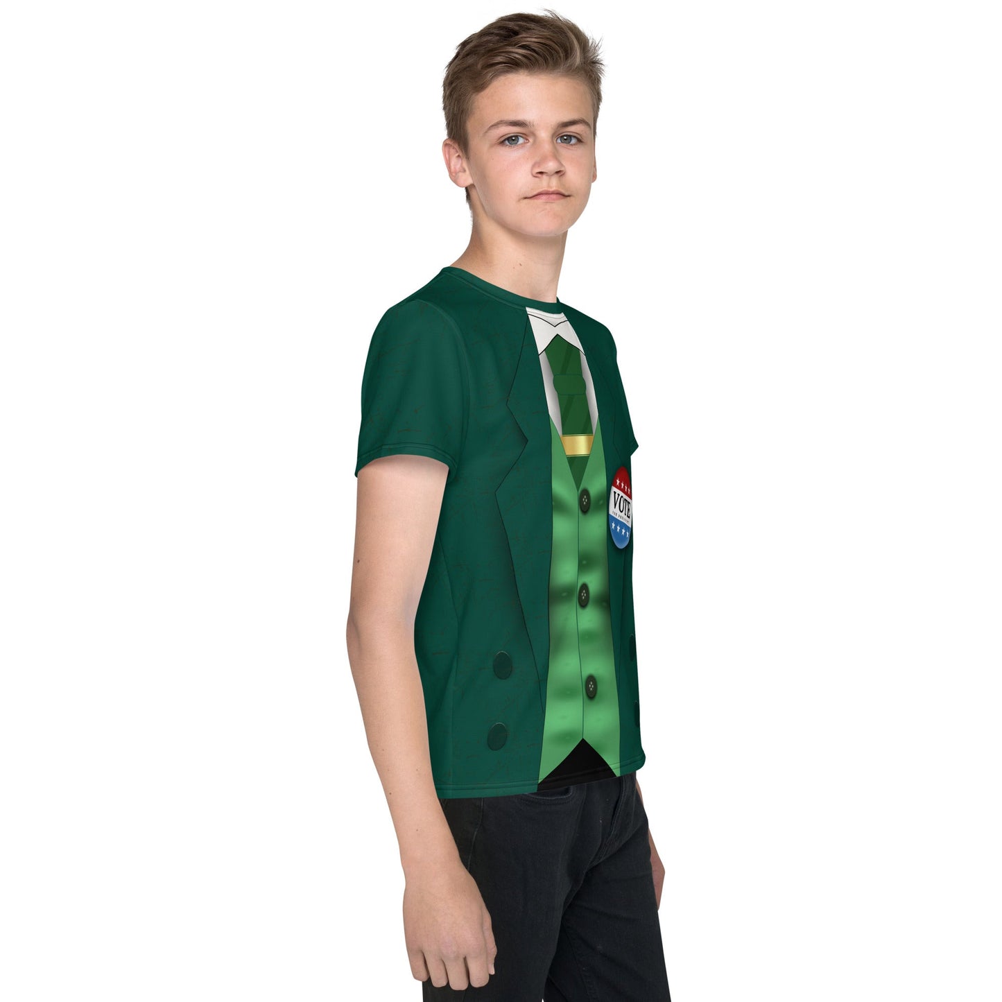 Loki for President Youth crew neck t-shirt avengers universecharacter cosplaycosplay#tag4##tag5##tag6#