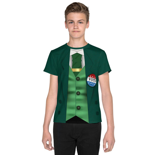 Loki for President Youth crew neck t-shirt avengers universecharacter cosplaycosplay#tag4##tag5##tag6#