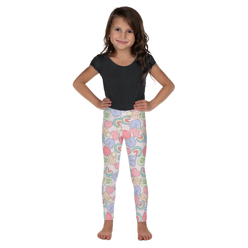 Lucky Charm Kid's Leggings happiness is addictive#tag4##tag5##tag6#