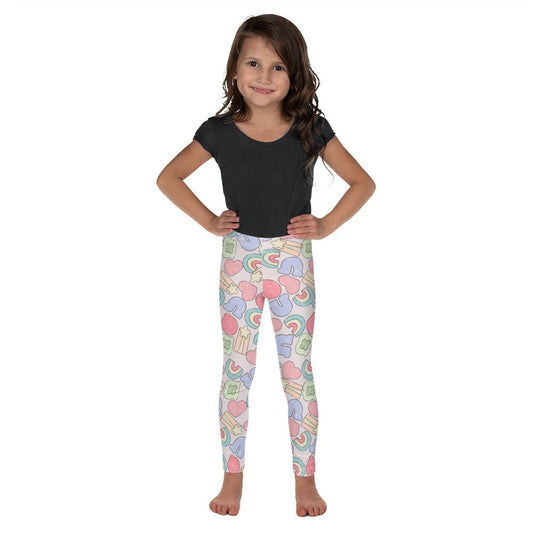 Lucky Charm Kid's Leggings happiness is addictive#tag4##tag5##tag6#