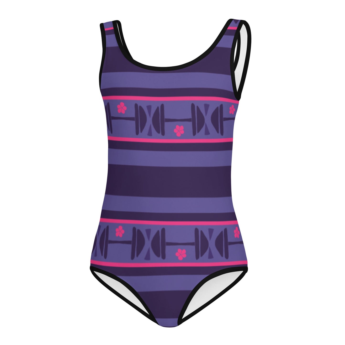 Luisa All-Over Print Kids Swimsuit happiness is addictive#tag4##tag5##tag6#
