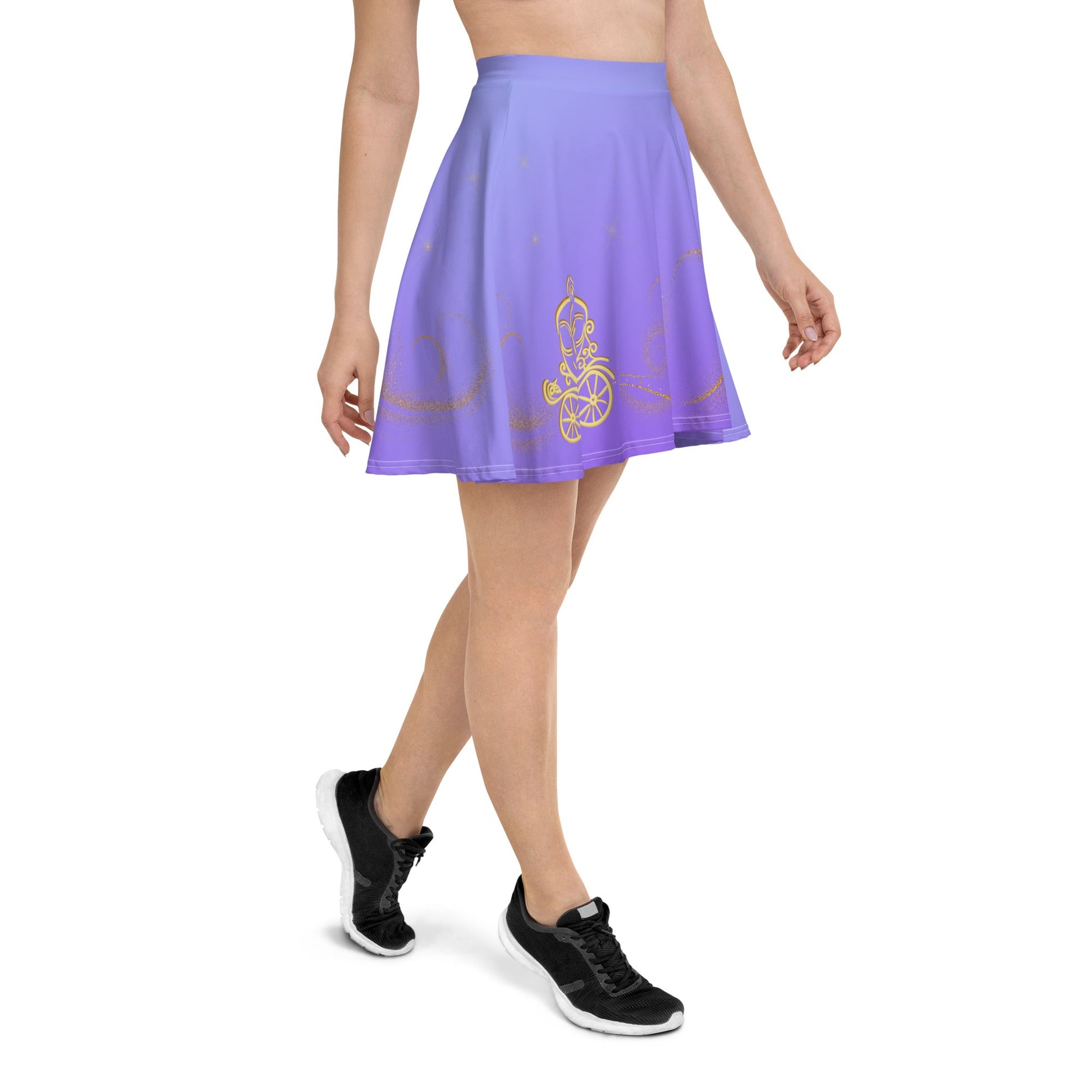 Magical Carriage Skater Skirt adult skirtcasual wearcinderella castle#tag4##tag5##tag6#