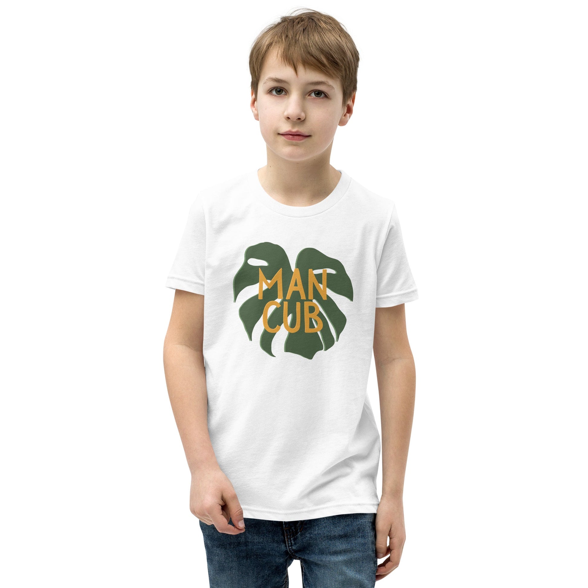 Man Cub Youth Short Sleeve T-Shirt happiness is addictive#tag4##tag5##tag6#