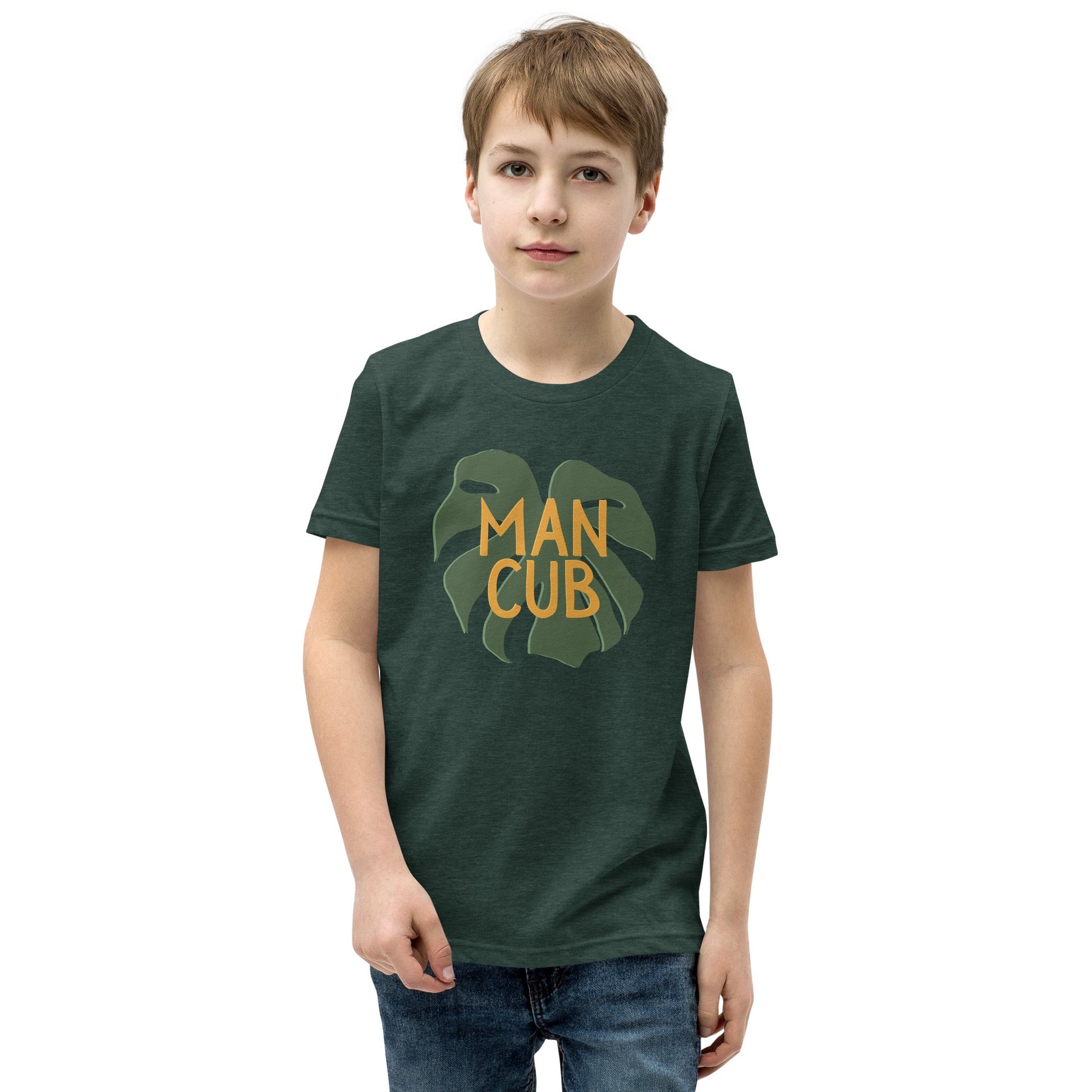 Man Cub Youth Short Sleeve T-Shirt happiness is addictive#tag4##tag5##tag6#