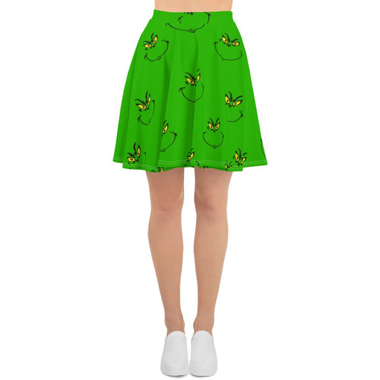Mean One Skater Skirt happiness is addictive#tag4##tag5##tag6#