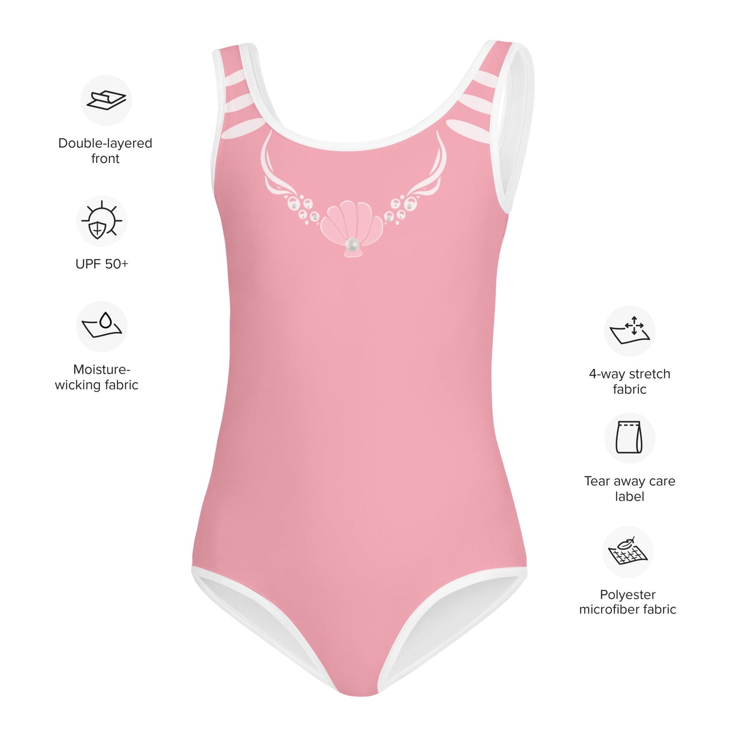 Mermaid Princess Kids Swimsuit ariel princess styledisney cruiseWrong Lever Clothing