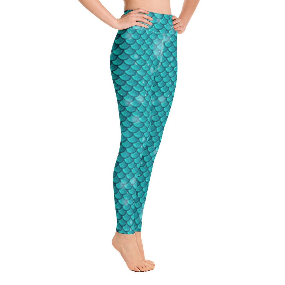 Mermaid Scale Yoga Leggings 100 years of wonder100 years Waltdisney bounding#tag4##tag5##tag6#