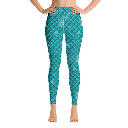 Mermaid Scale Yoga Leggings 100 years of wonder100 years Waltdisney bounding#tag4##tag5##tag6#