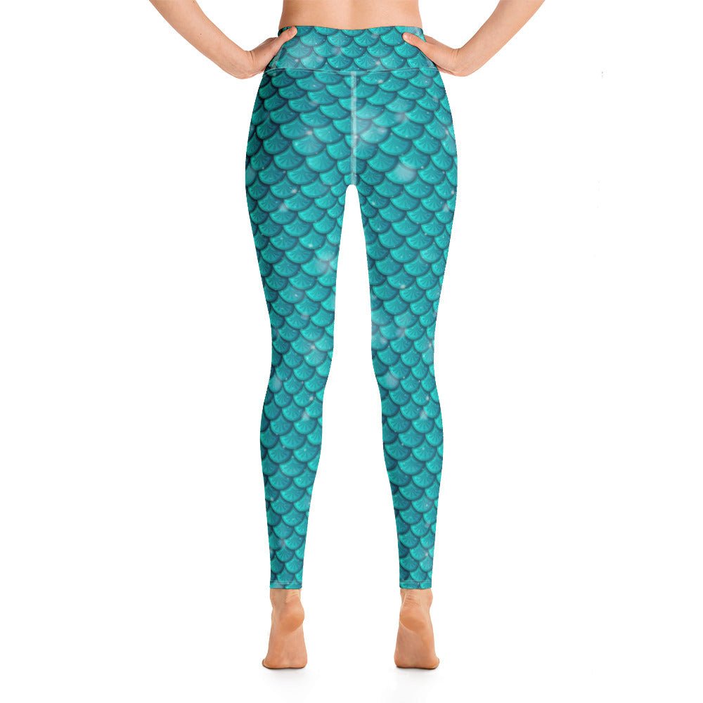 Mermaid Scale Yoga Leggings 100 years of wonder100 years Waltdisney bounding#tag4##tag5##tag6#