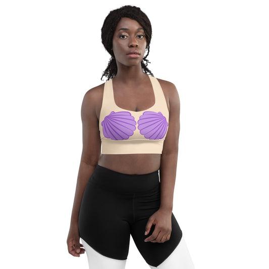 Mermaid She’ll Longline sports bra happiness is addictive#tag4##tag5##tag6#