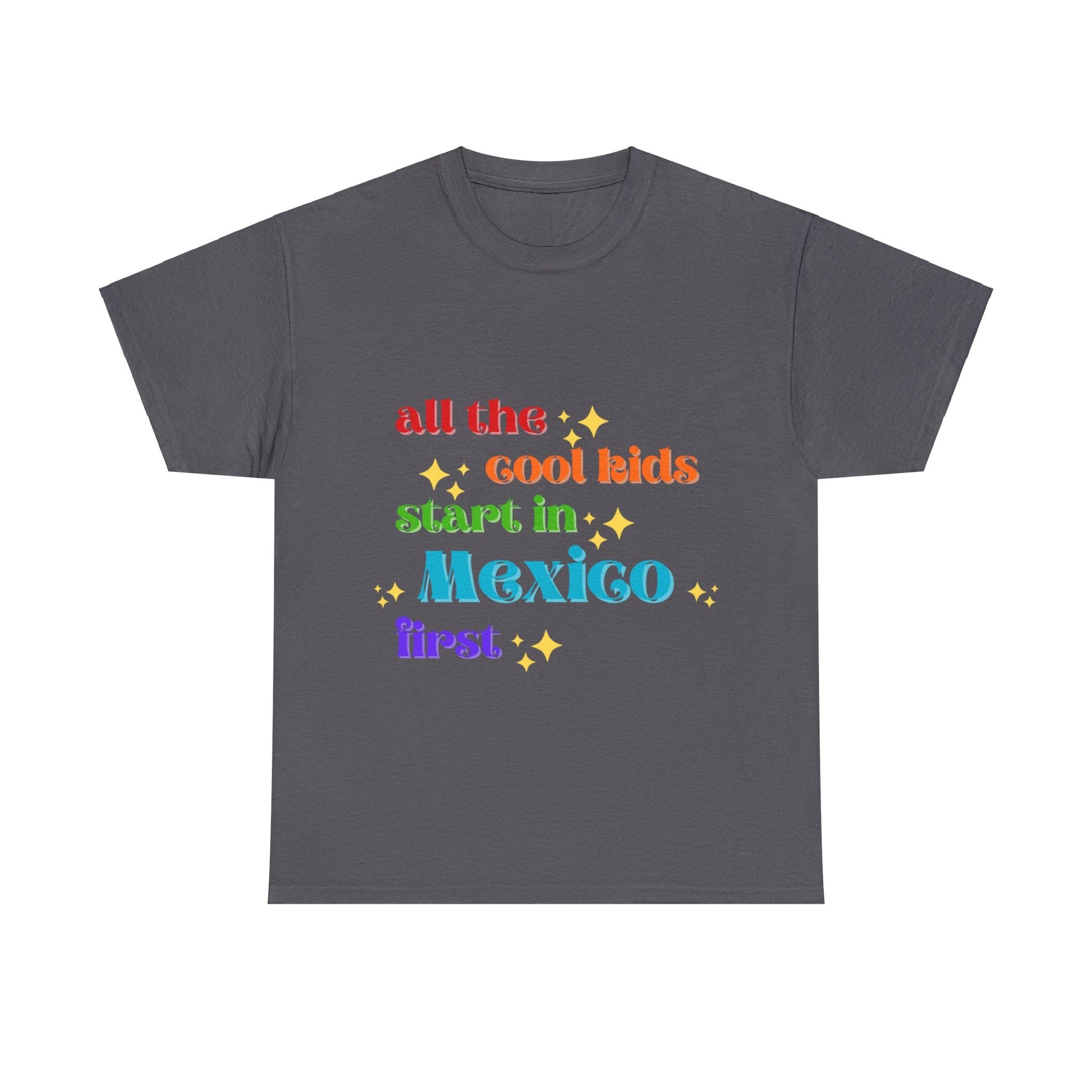 Mexico First Unisex Heavy Cotton Tee adult epcot topAll Over PrintAdult T-ShirtWrong Lever Clothing