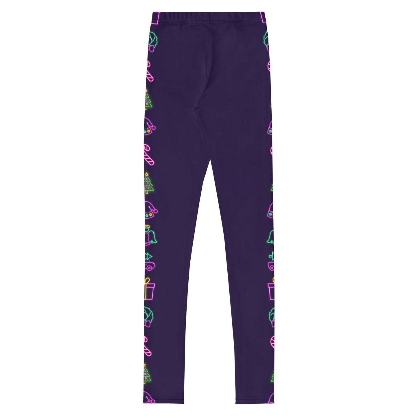 Neon Christmas Youth Leggings christmas clothingchristmas eve clothesKids leggingsLittle Lady Shay Boutique