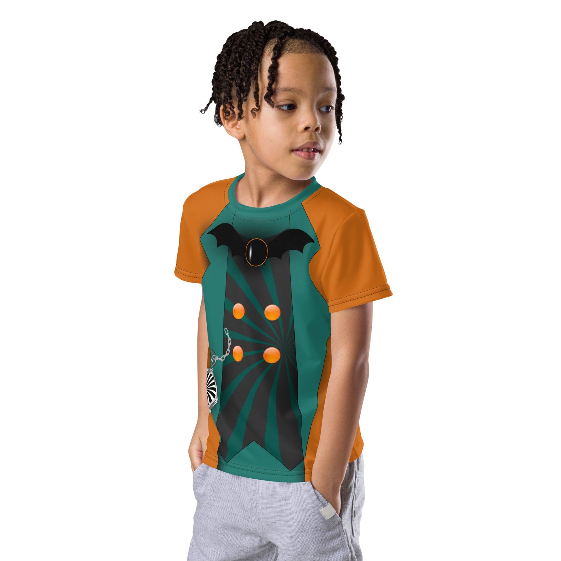 Oogie Bash Halloween Kids crew neck t-shirt 999 hauntscast membercosplay#tag4##tag5##tag6#