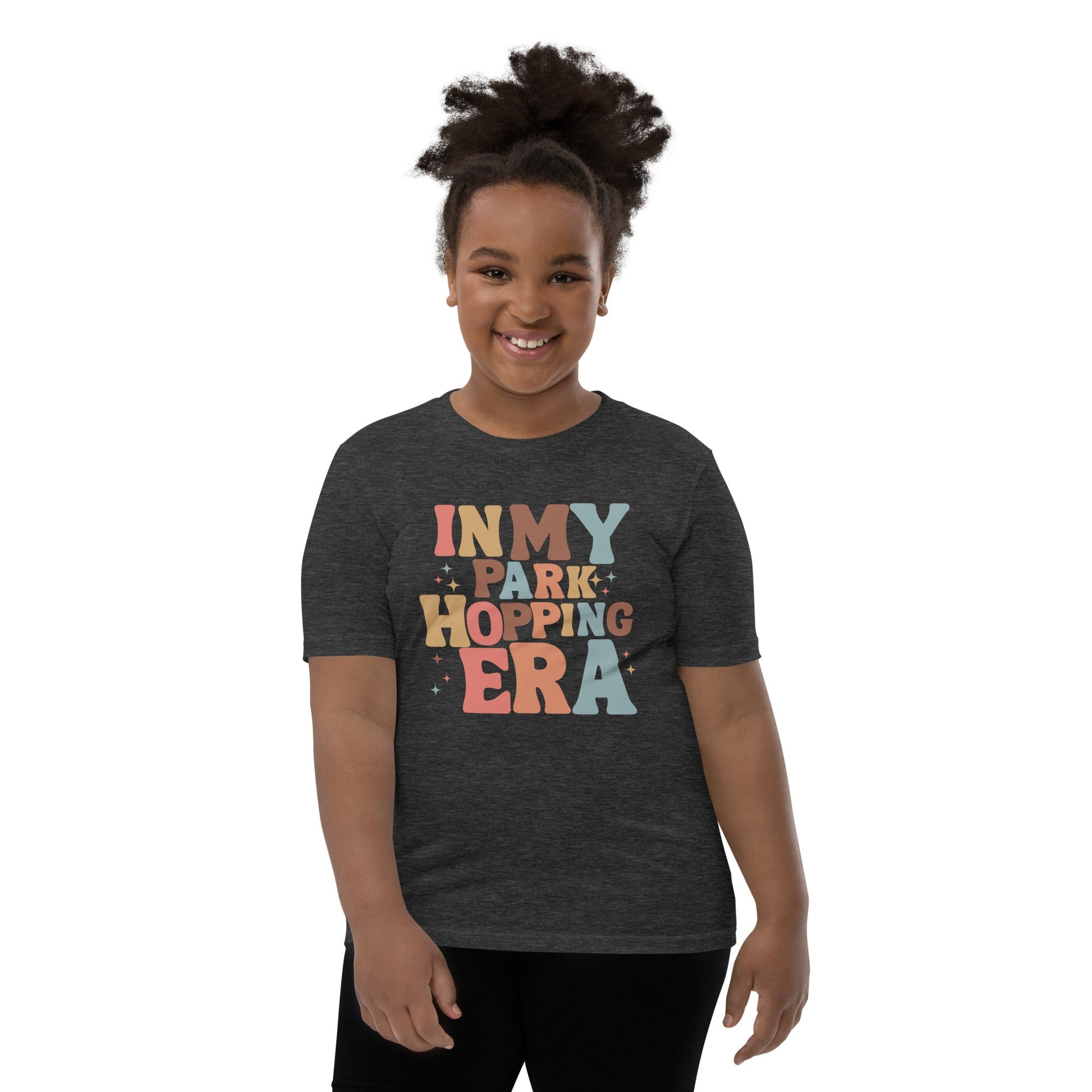 Park Hopping Era Youth Short Sleeve T-Shirt disney boundingdisney cosplayKids T-ShirtWrong Lever Clothing