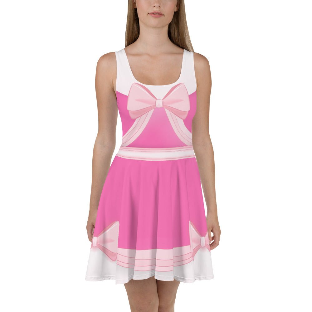 Pink Cindy Skater Dress adult cinderellaadult cinderella styleSkater DressWrong Lever Clothing