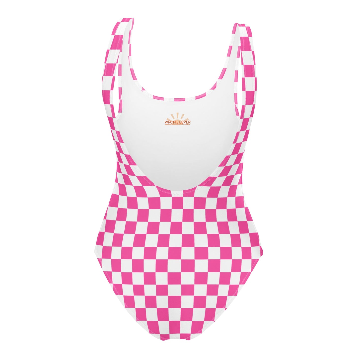 Pink Party One-Piece Swimsuit adult barbieadult styleWrong Lever Clothing