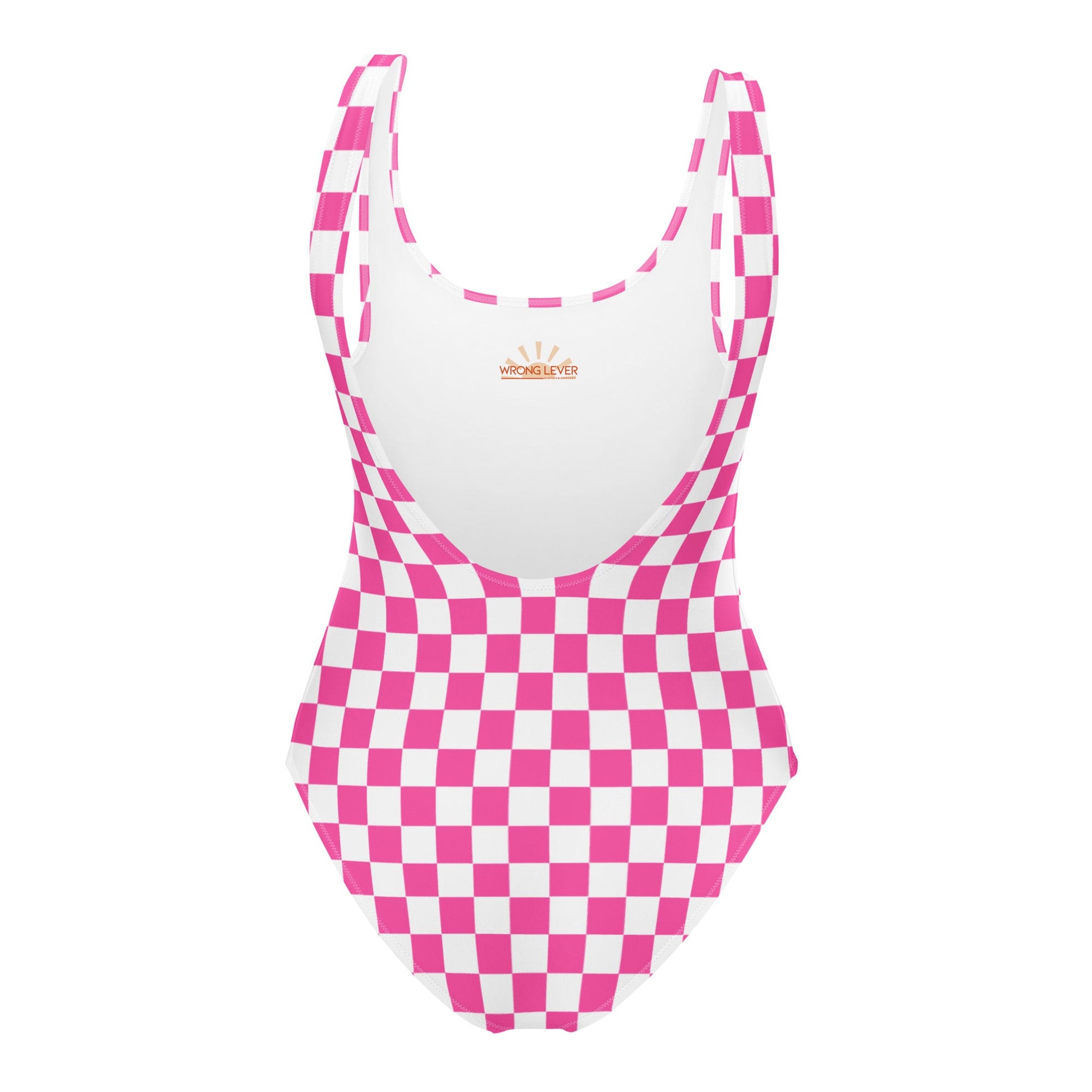 Pink Party One-Piece Swimsuit adult barbieadult styleWrong Lever Clothing