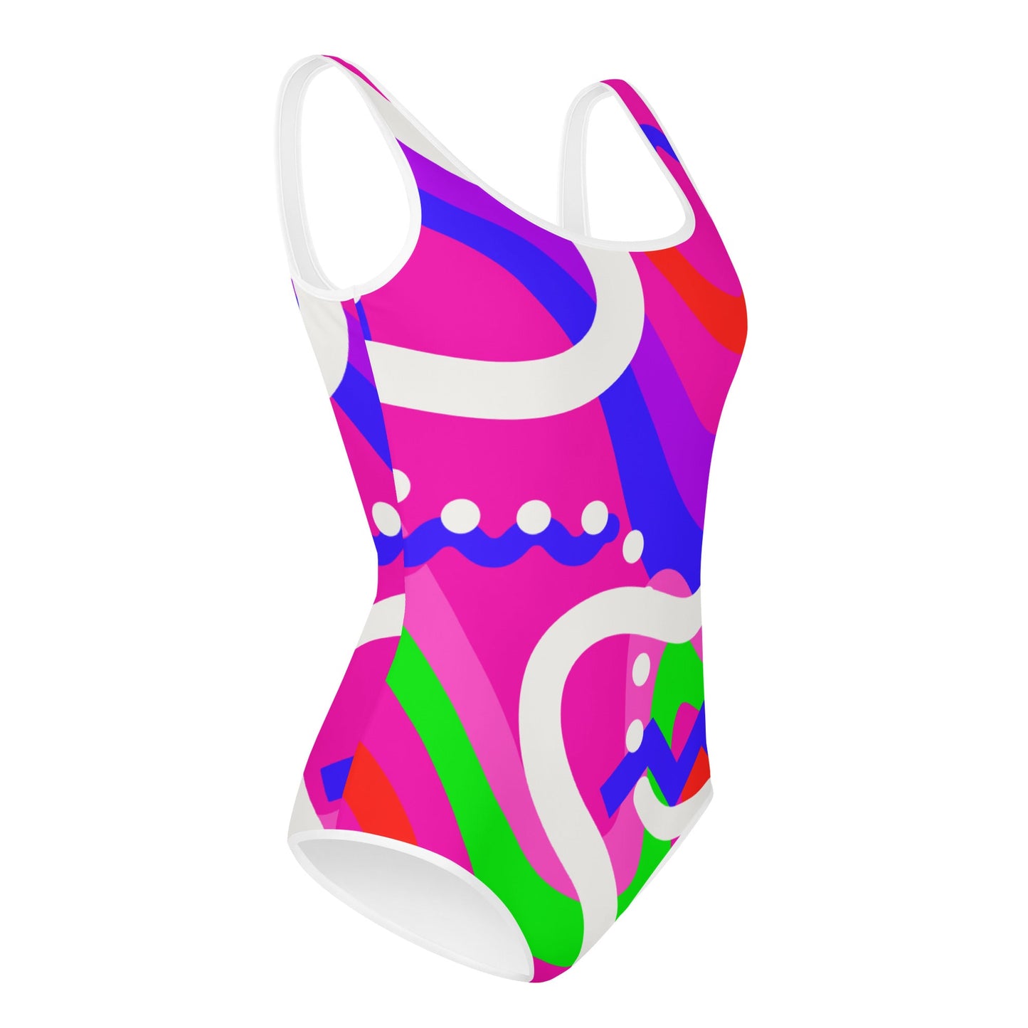 Plastic Doll Rollerblading Youth Swimsuit- Cosplay, Costume 80s costume80s stylebarbie doll#tag4##tag5##tag6#