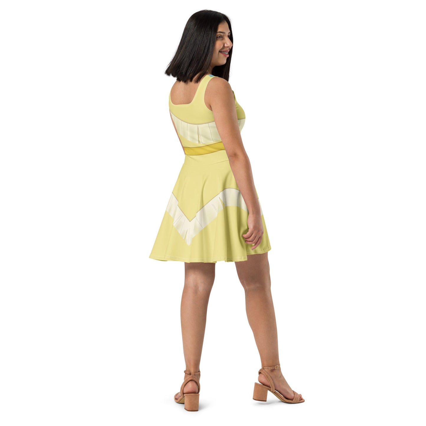 Pocahantas Inspired Skater Dress adult disney dressadult pocohantasdisney costume#tag4##tag5##tag6#