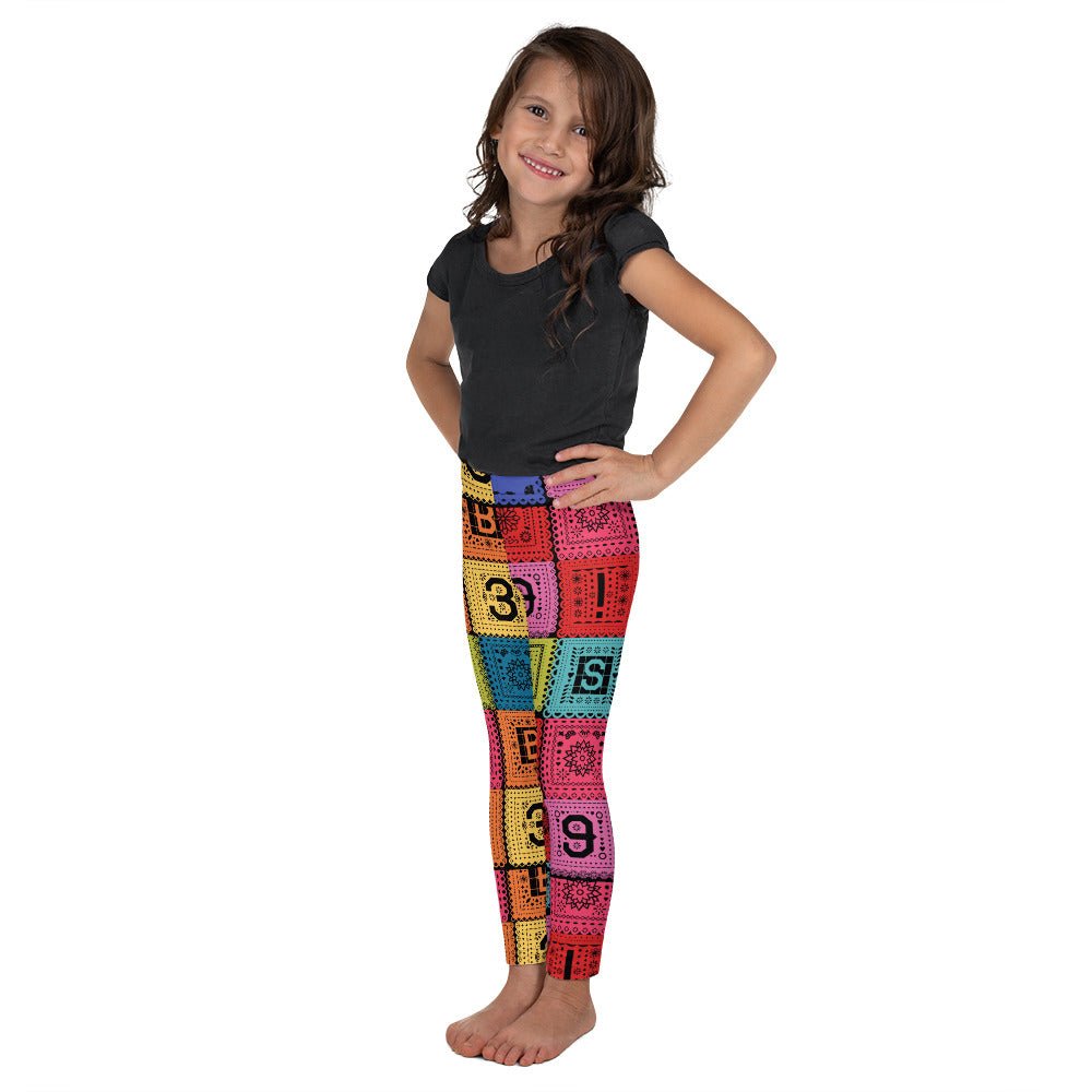 Poco Loco Papel Picado Kid's Leggings- Costume, Bounding, Cosplay active shirtactive wearcalifornia adventure#tag4##tag5##tag6#